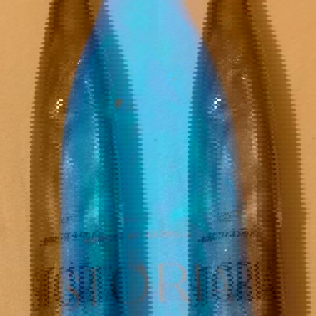 Бутылка для декора с блёстками