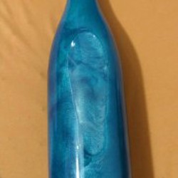 Бутылка для декора с блёстками - фото 2