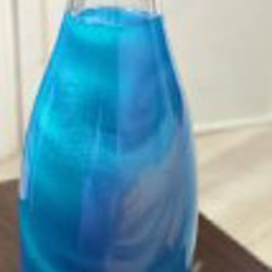 Бутылка для декора с блёстками - фото 3