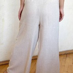 Штаны женские со льном - фото 6