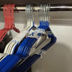 Вешалки прорезиненные синие - фото 4