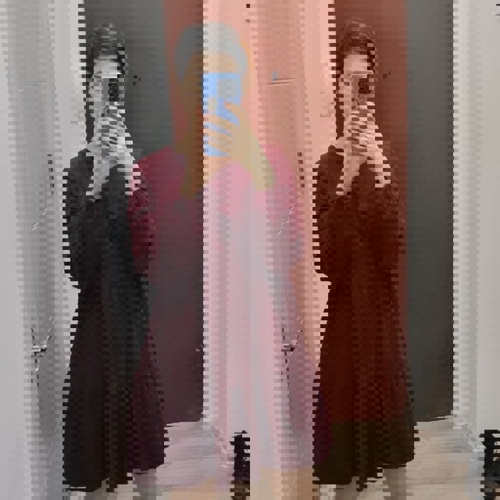 Вельветовое платье