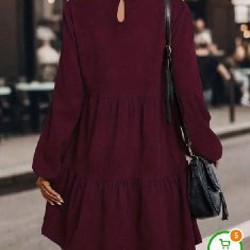 Вельветовое платье - фото 2