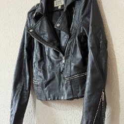 Кожаная косуха Mango - фото 2