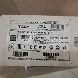 Обогреватель (конвектор электрический) Tesy - фото 4