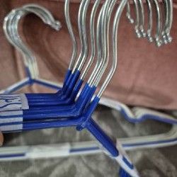 Вешалки прорезиненные синие - фото 3