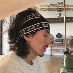 Тёплая двухсторонняя унисекс повязка на голову - фото 2