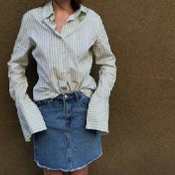 Рубашка оверсайз Zara - фото 5