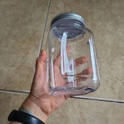 Круглый стеклянный контейнер - фото 8