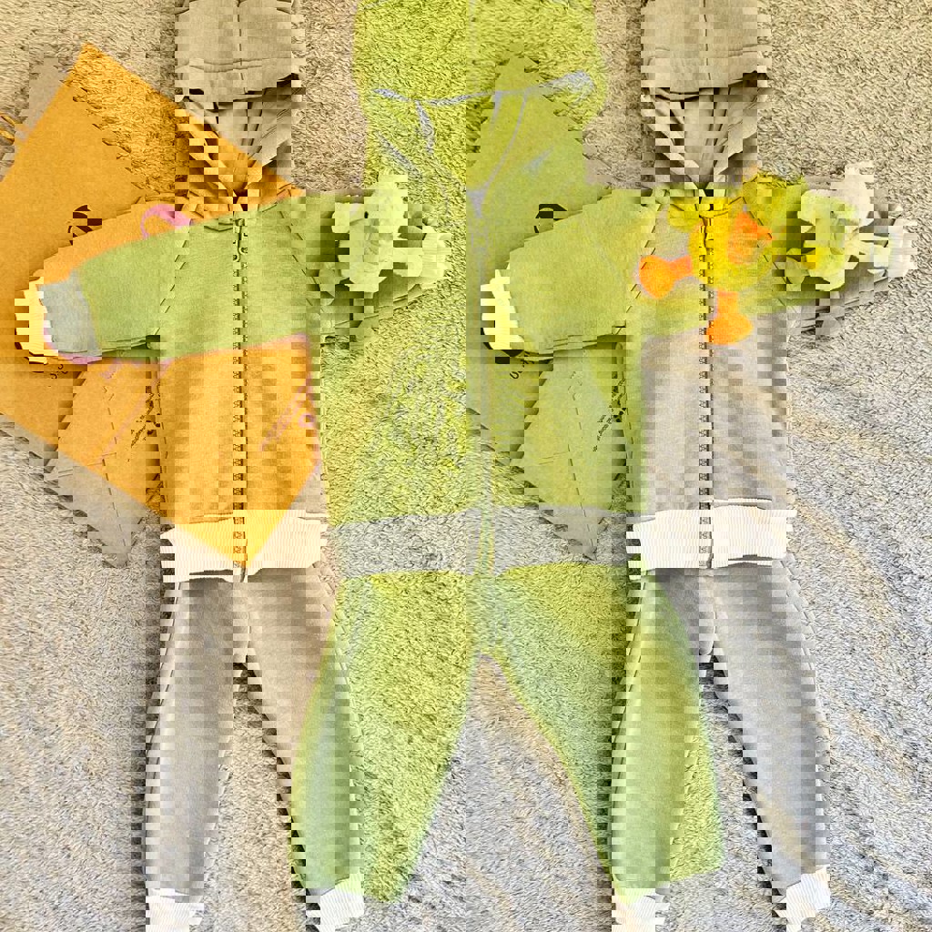 Теплый флисовый костюм