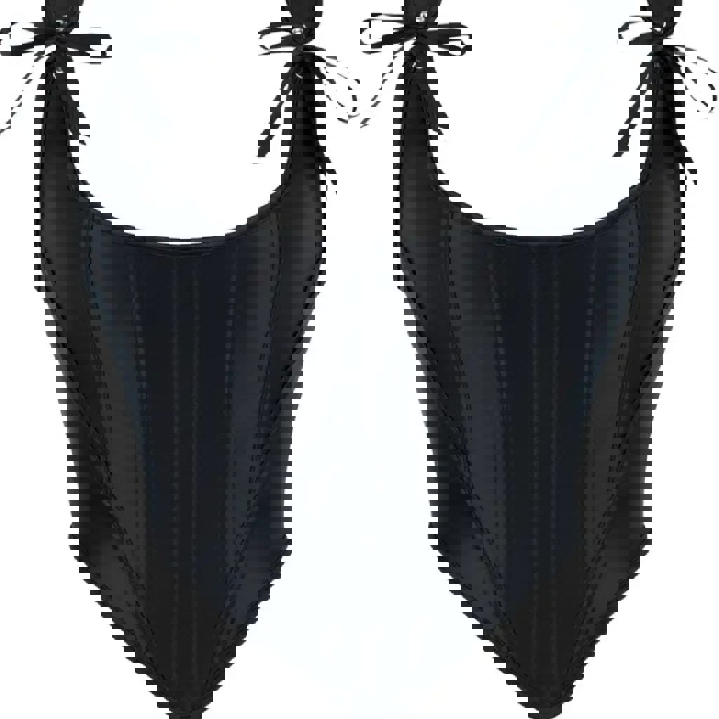 Черный корсет