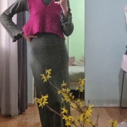 Платье вязаное - фото 1