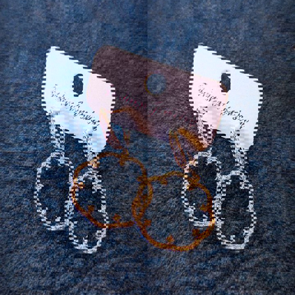 Серебряные серьги с фианитами