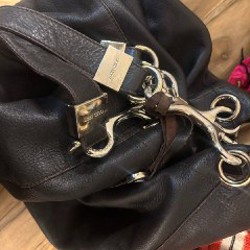 Кожаная сумка Jimmy Choo - фото 4