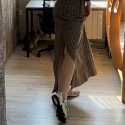 Юбка-карандаш в полоску - фото 5