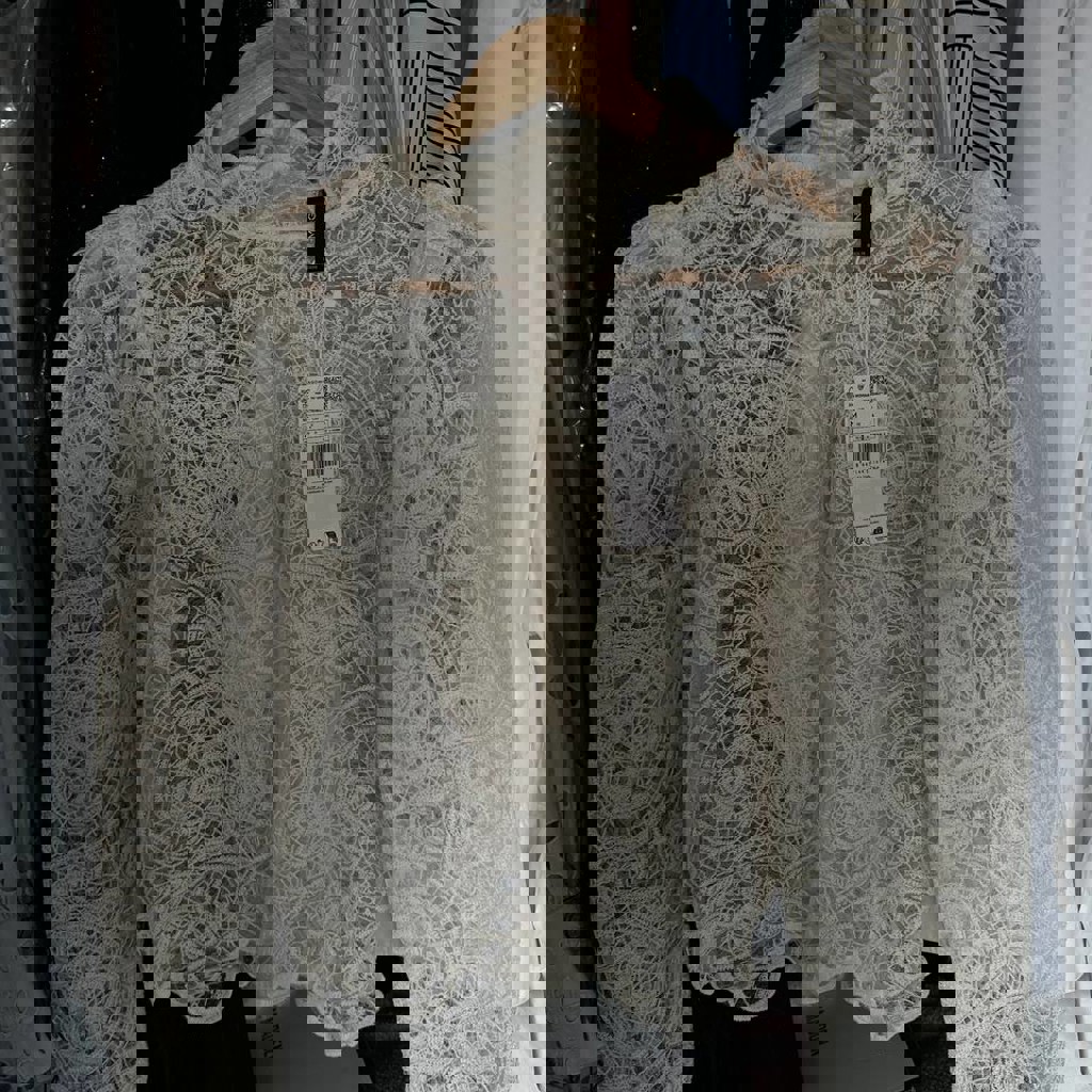 Кружевной топ Mango