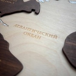 Деревянный пазл «карта мира» - фото 5