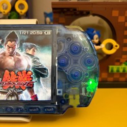 PSP 3000 Crystal Blue - фото 2