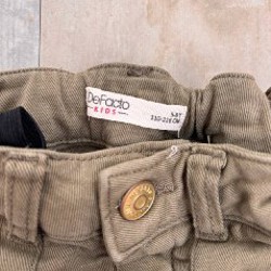 Брюки-карго оливкового цвета - фото 2