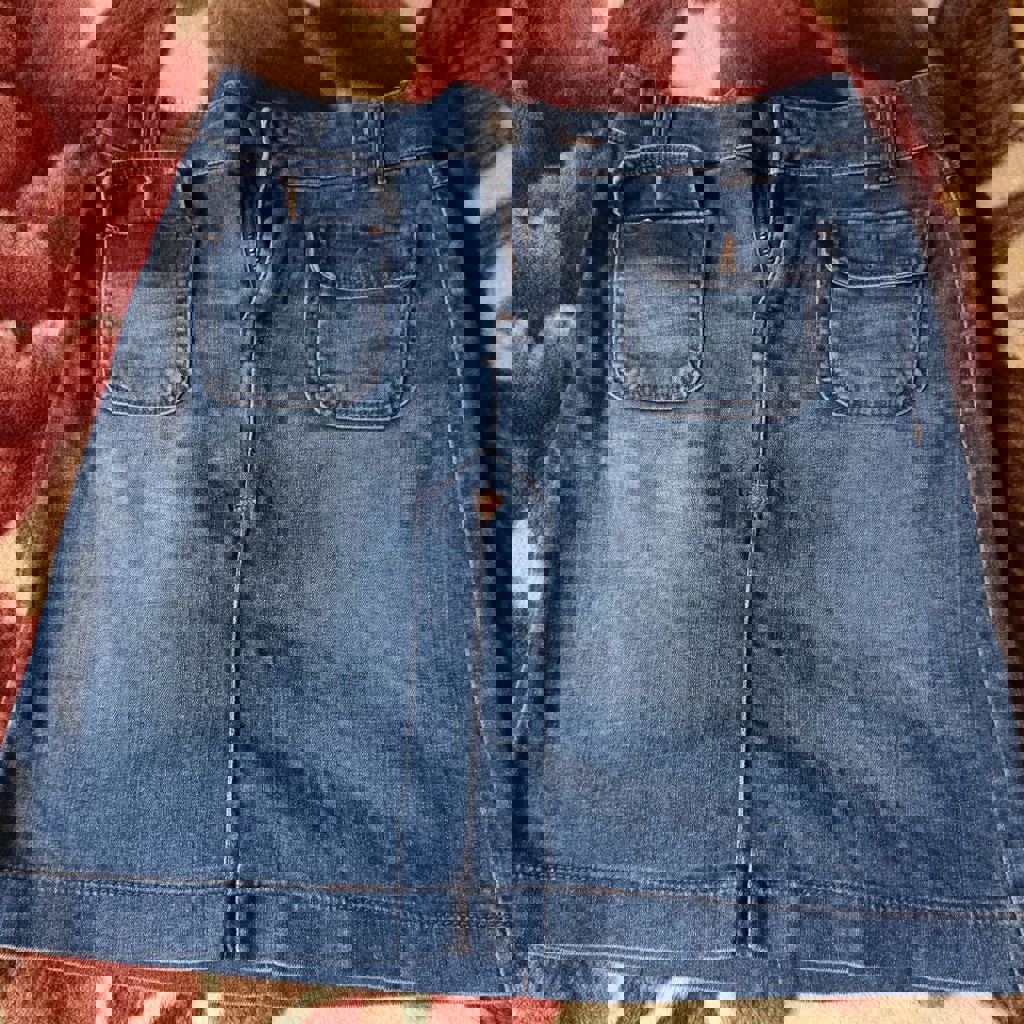 Джинсовая юбка