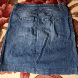 Джинсовая юбка - фото 2