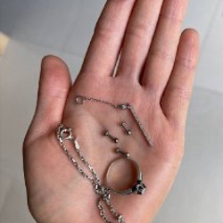 Браслет на руку/ногу из гематита - фото 3