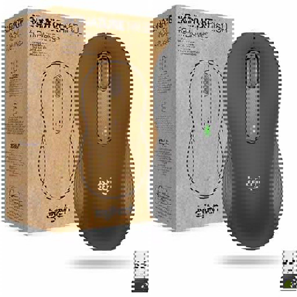 Logitech M650L Signature Bluetooth Mouse Graphite