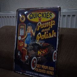 Металлический постер в ретро стиле - фото 3