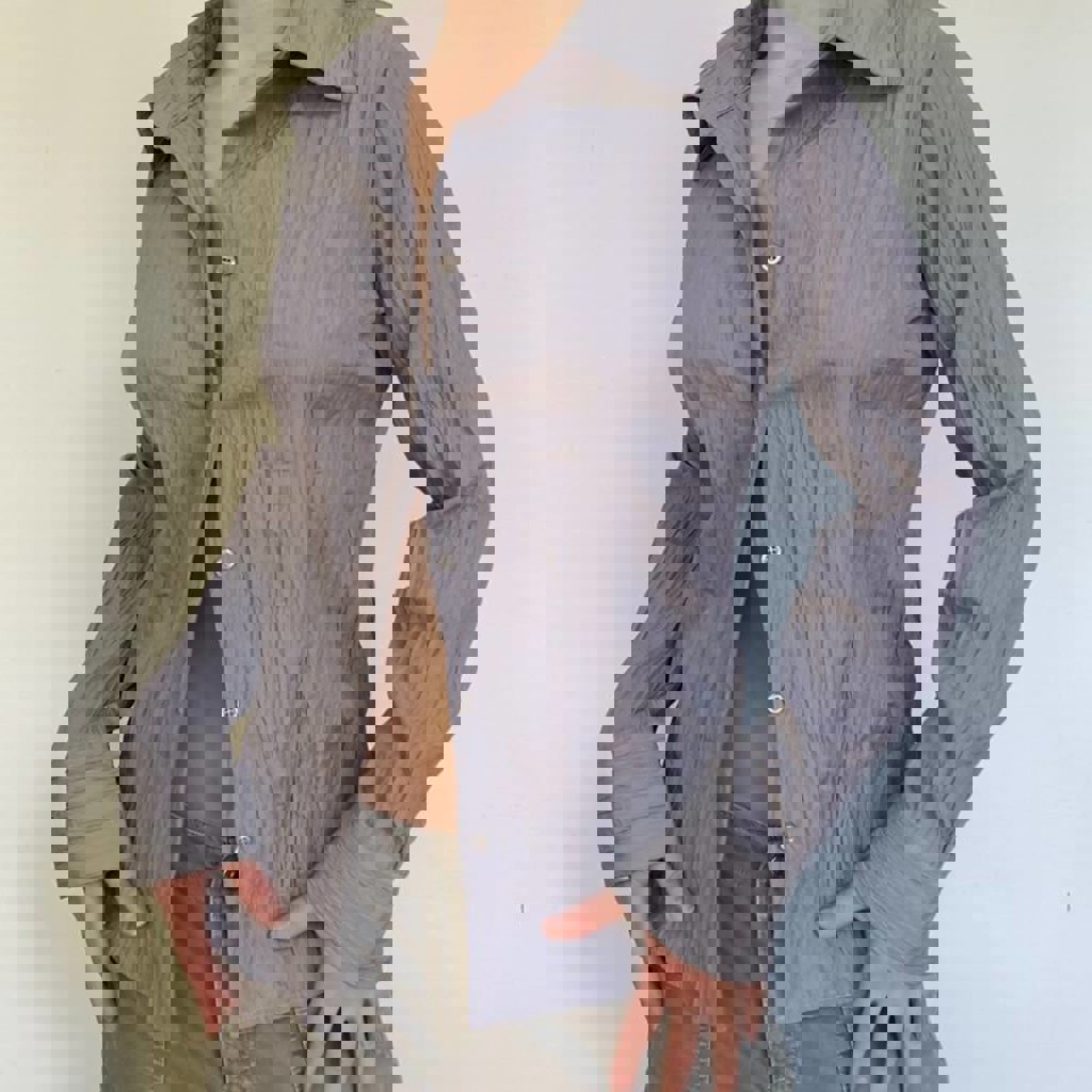 Гафрированная рубашка