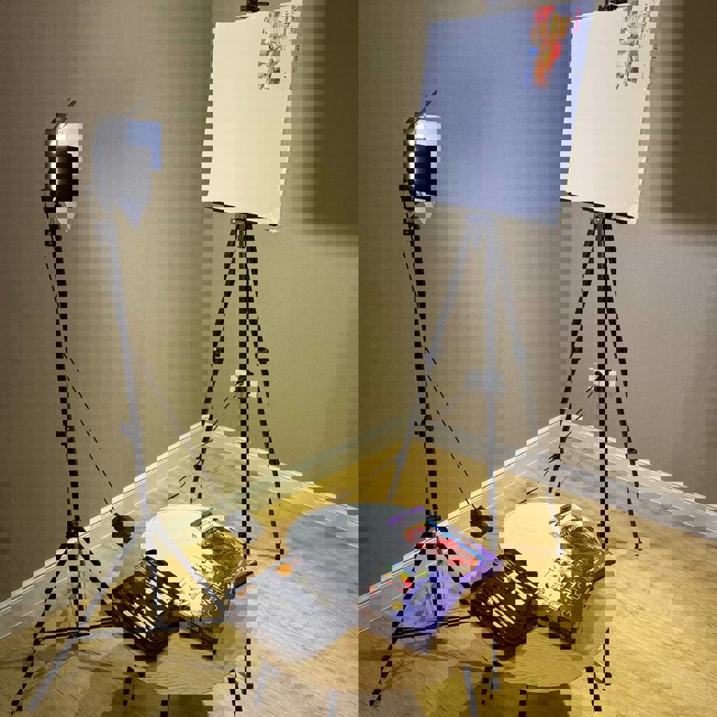 Универсальный видеосвет на штативе