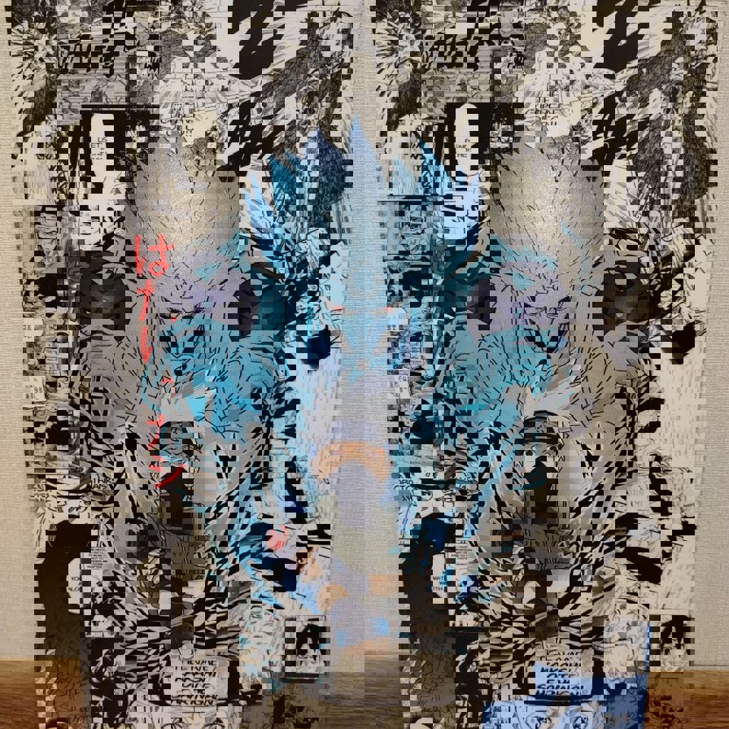 Деревянный 3D портрет Hatake Kakashi