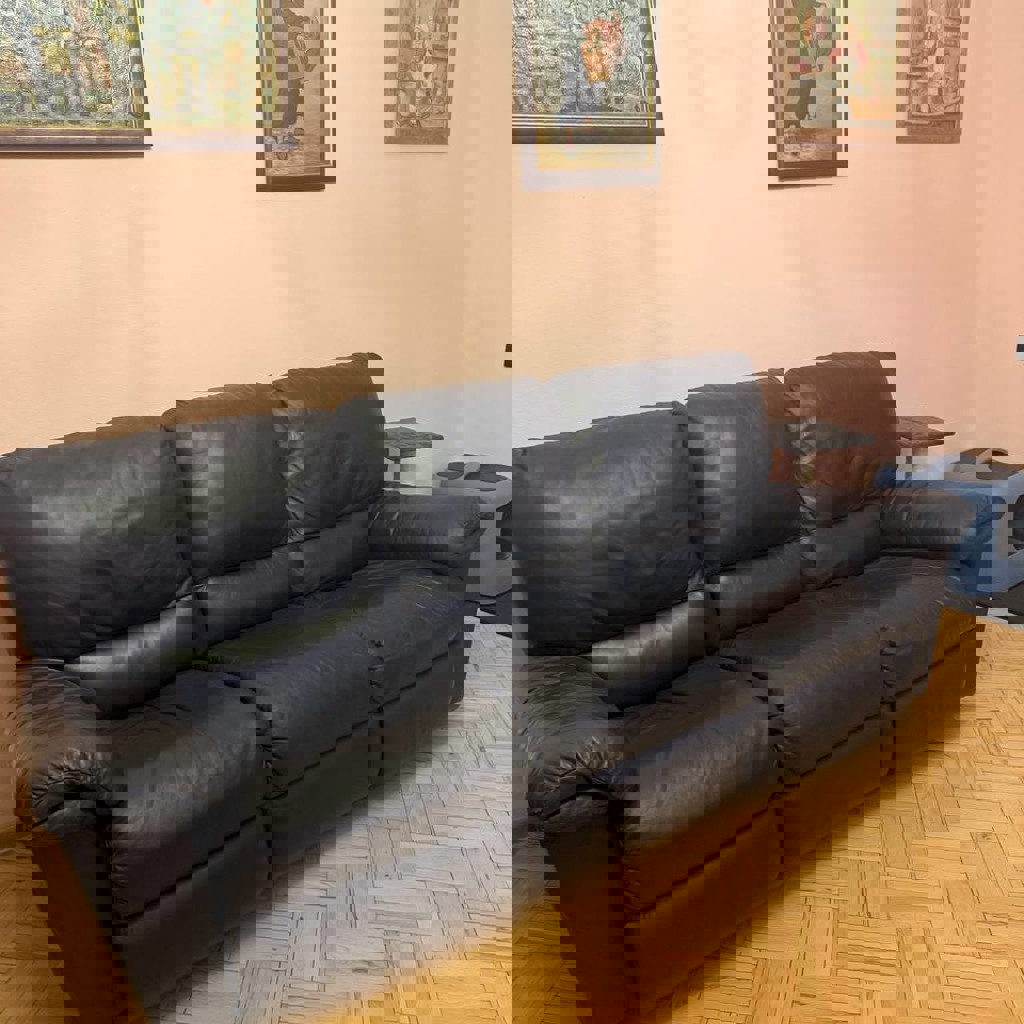 Диван из натуральной кожи