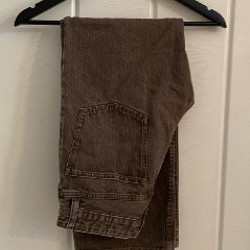 Коричневые джинсы Massimo Dutti - фото 6