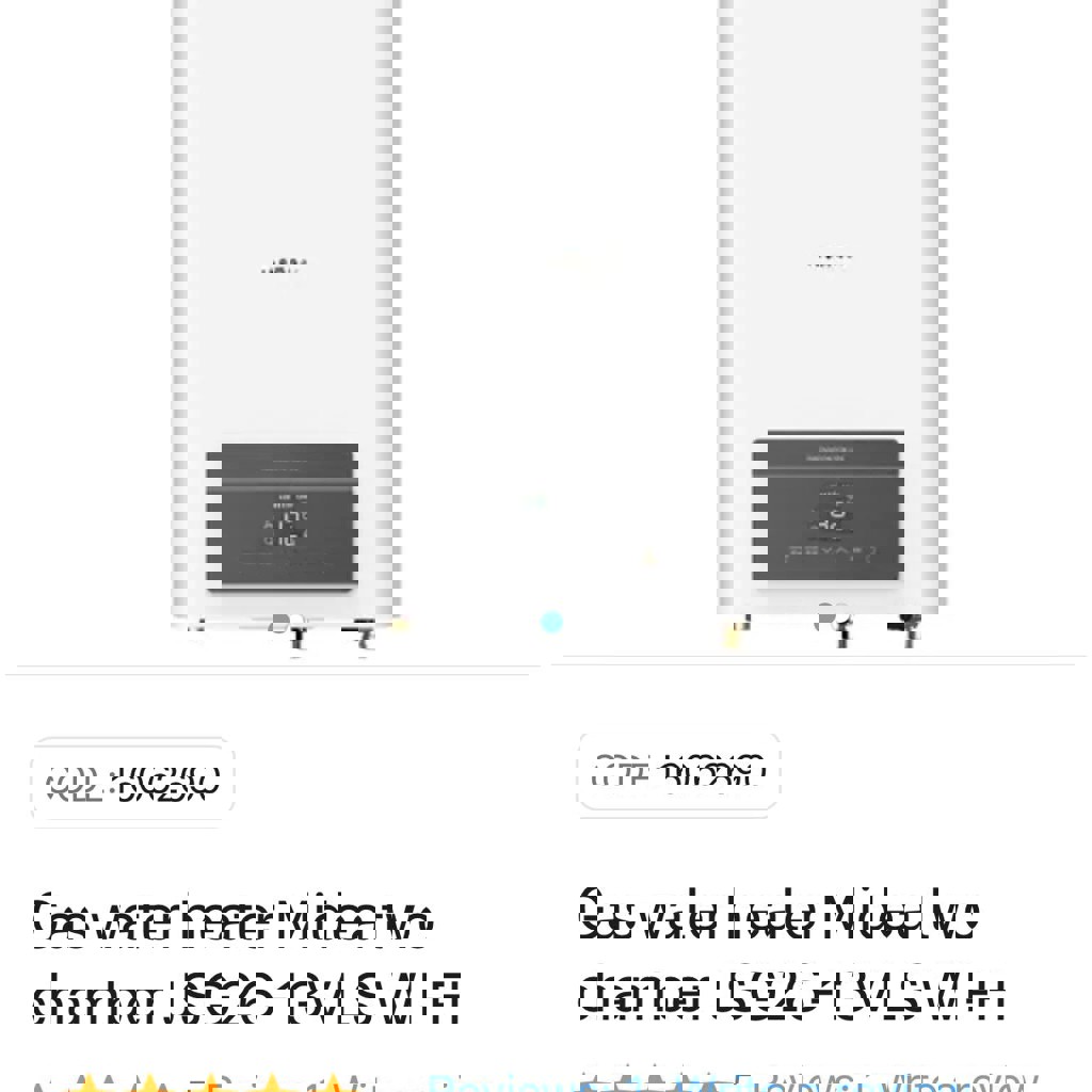 Проточный газовый водонагреватель Midea JSG26-13VLS-C