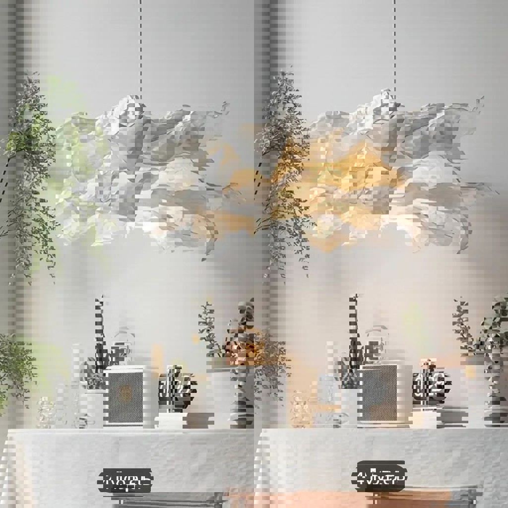 Светильник бумажный