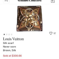 Платок Louis Vuitton - фото 3