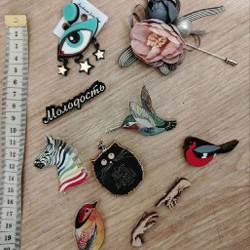 Значок 'Колибри' - фото 2