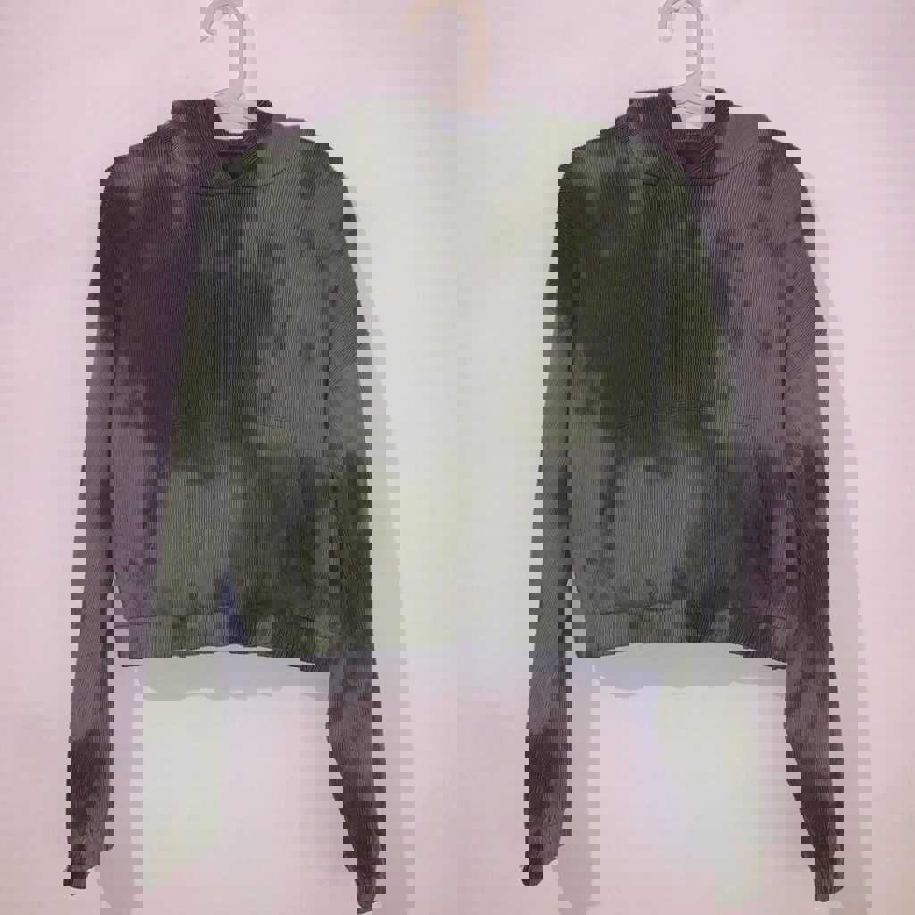 Укороченная толстовка из вельвета