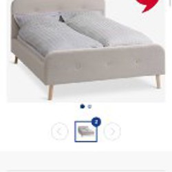 Кровать Jusk с матрасом - фото 5