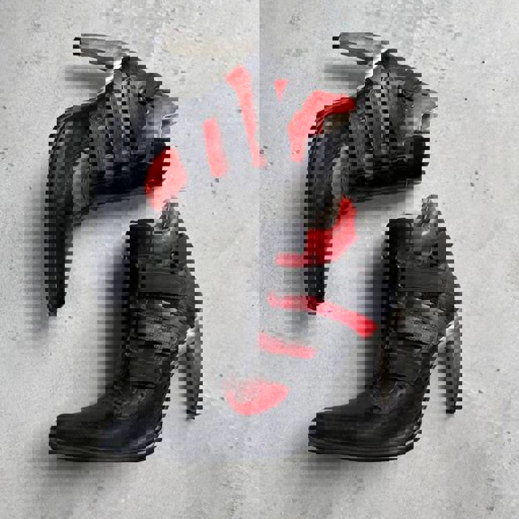 Винтажные New Rock на каблуке