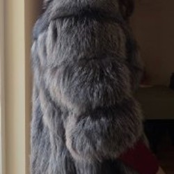 Натуральная шуба из чернобурки - фото 2