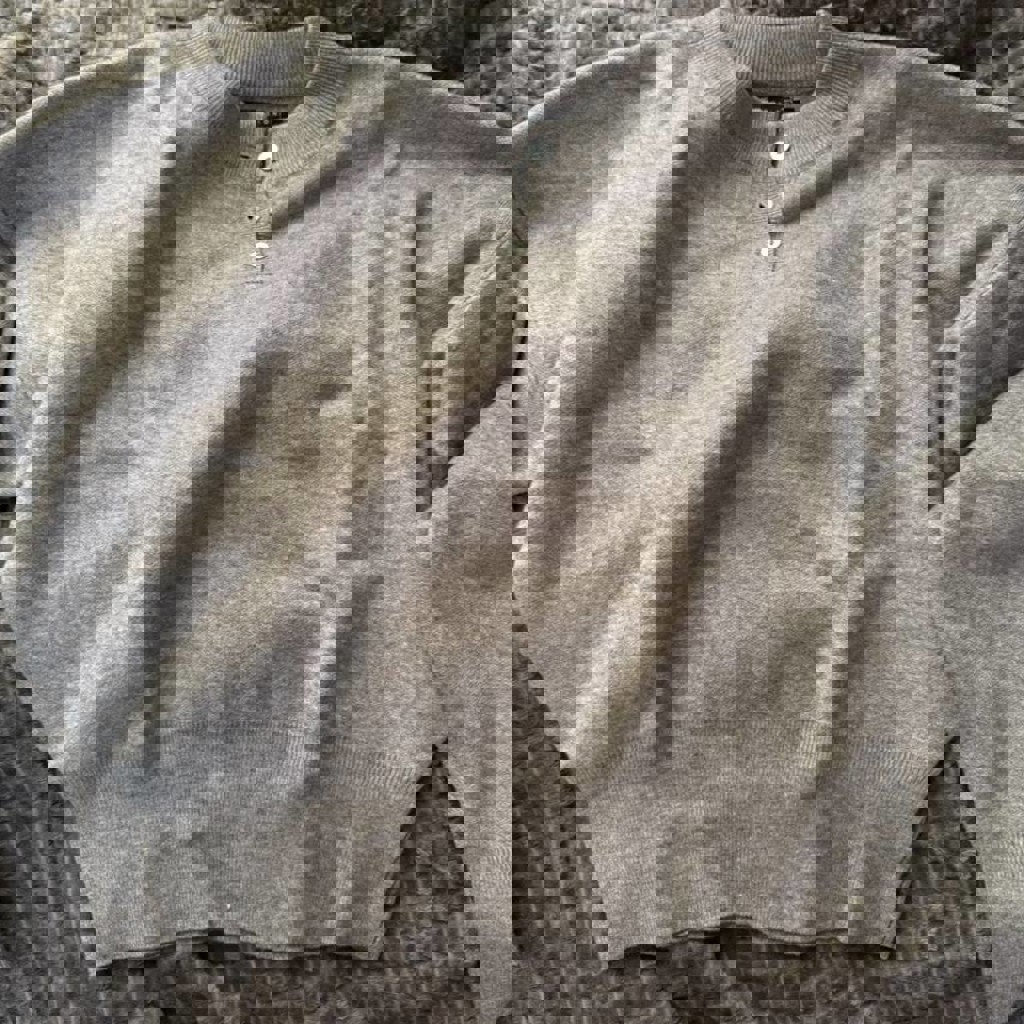 Серый джемпер ASOS DESIGN