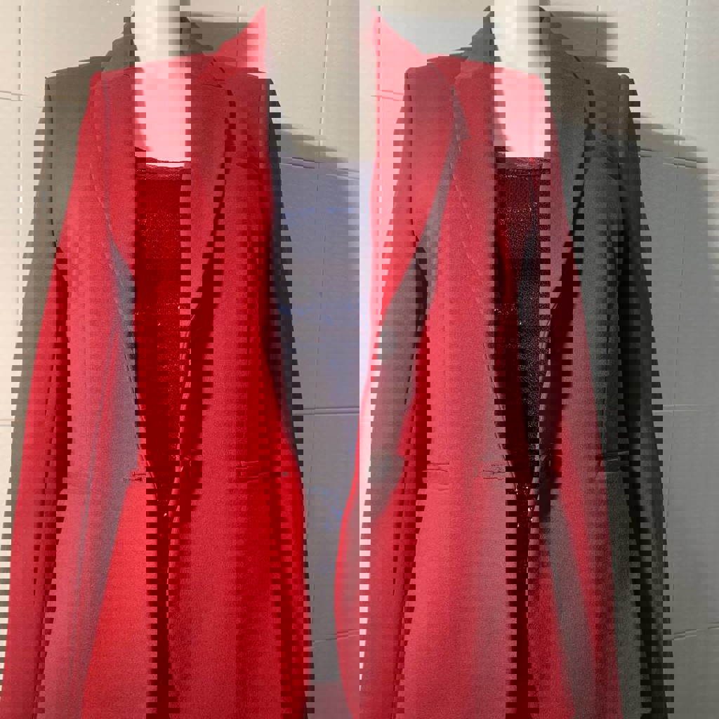 Пиджак красный