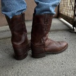 Кожаные ботинки Американского ковбоя - фото 4