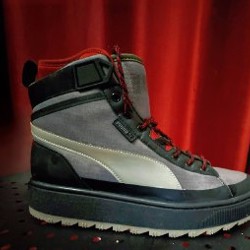 Ботинки мужские Puma Suede Mid Wtr Dark Shadow/Steeple Gray - фото 3