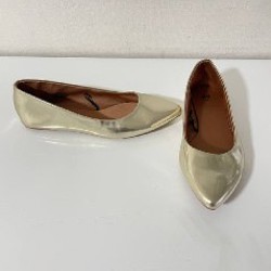 Золотые балетки H&M - фото 3