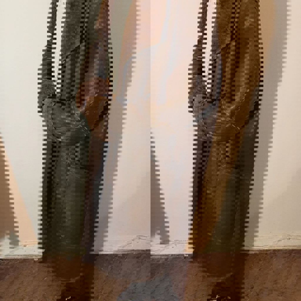 Дублёнка длинная