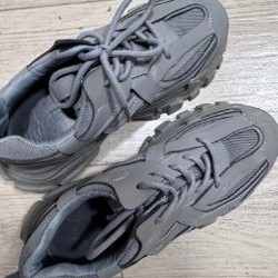 Кожаные кроссовки - фото 3