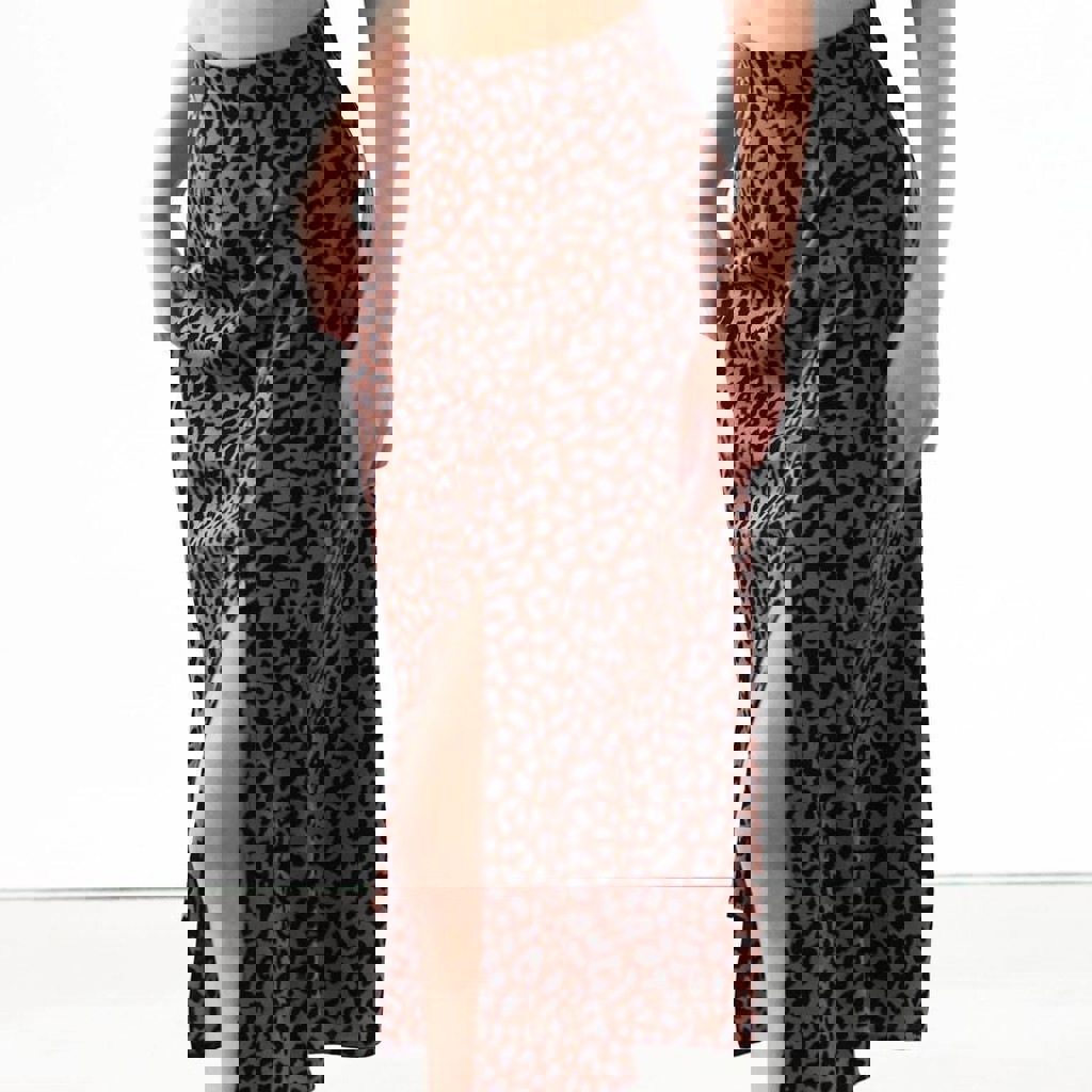 Леопардовая юбка