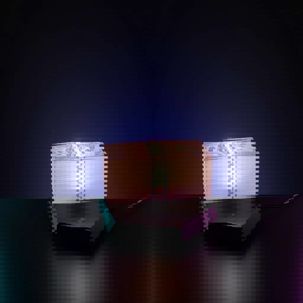 Левитирующая пачка денег из GTA